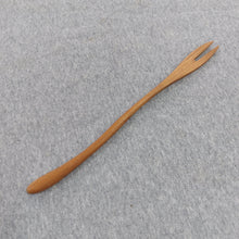 Load image into Gallery viewer, Teak Long Fruit Fork
