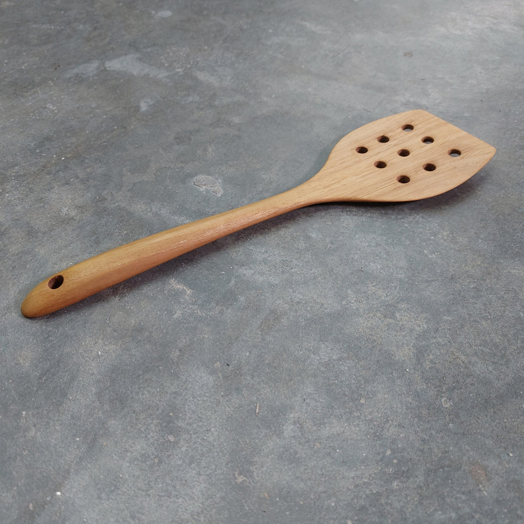 Teak Strainer Spatula #1