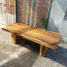 Load image into Gallery viewer, XXL Suar/Raintree Slab Dining Table
