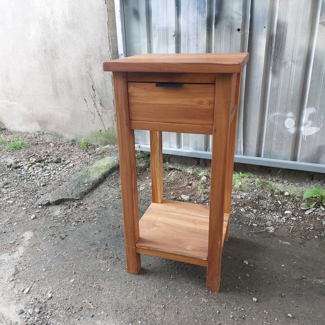 Tall Pot Stand (w. drawer)