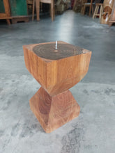 Load image into Gallery viewer, Vintage Teak Candle Holder (incl. candle) #1
