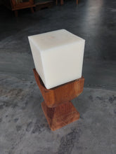 Load image into Gallery viewer, Vintage Teak Candle Holder (incl. candle) #1
