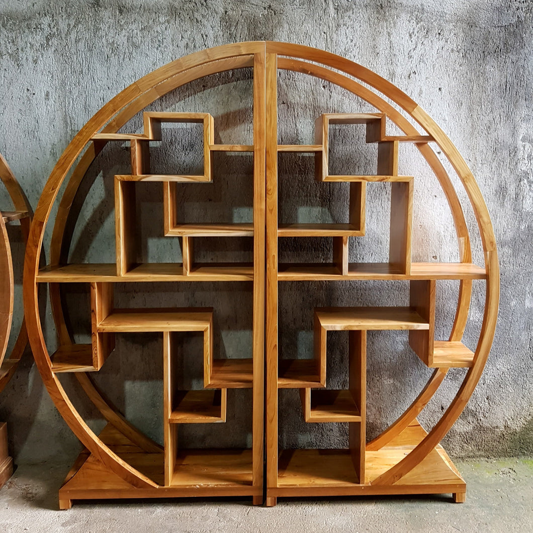 Oriental Circular Shelf Unit