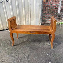 Load image into Gallery viewer, Vintage Teak Bench
