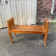 Load image into Gallery viewer, Vintage Teak Bench
