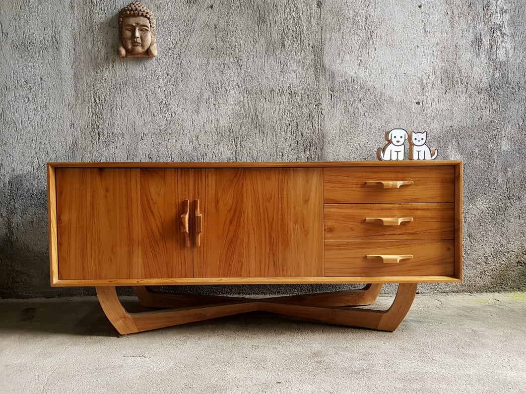 Mid Century TV Console (150cm) Type 1