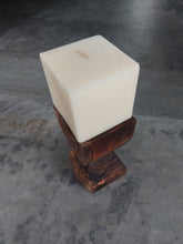 Load image into Gallery viewer, Vintage Teak Candle Holder (incl. candle) #4
