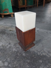 Load image into Gallery viewer, Vintage Teak Candle Holder (incl. candle) #3
