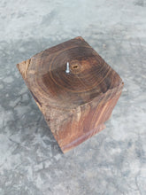 Load image into Gallery viewer, Vintage Teak Candle Holder (incl. candle) #5
