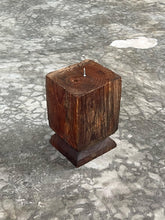 Load image into Gallery viewer, Vintage Teak Candle Holder (incl. candle) #7
