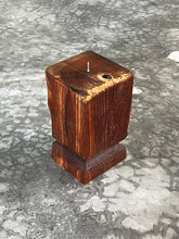 Load image into Gallery viewer, Vintage Teak Candle Holder (incl. candle) #6
