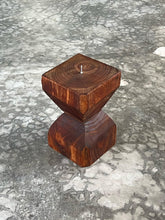 Load image into Gallery viewer, Vintage Teak Candle Holder (incl. candle) #8
