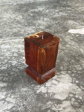 Load image into Gallery viewer, Vintage Teak Candle Holder (incl. candle) #6
