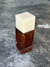 Load image into Gallery viewer, Vintage Teak Candle Holder (incl. candle) #6
